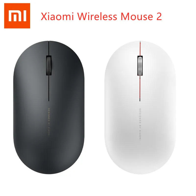 

Original Xiaomi Wireless Mouse 2 1000DPI 2.4GHz Optical Mute Portable Mini Gaming Mouse For Laptop Notebook Office