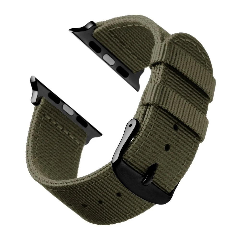 Ремешок нейлоновый для Apple Watch Band 44 мм 40 42 38 модный браслет iWatch 4/3/2/1 аксессуары
