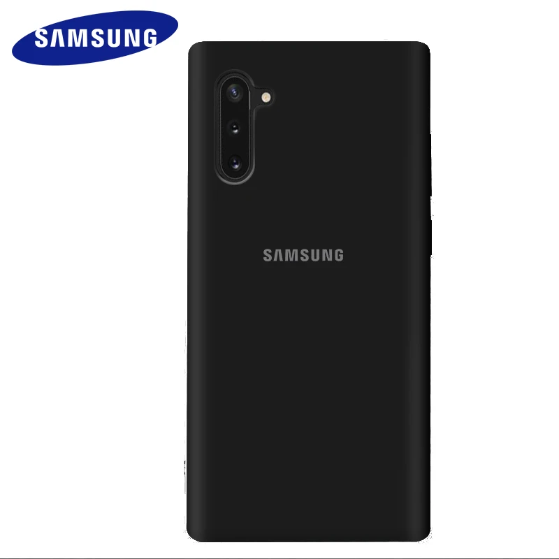 Black Note10 силиконовый чехол samsung Прозрачный чехол для Galaxy Note10+ шелковистый мягкий жидкий силиконовый чехол samsung - Цвет: Black