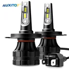 Светодиодные автолампы AUXITO 2 шт., лампа для головсветильник фонарей H4 H7 H11 H8 9005 9006 H9 HB3 9012, Kia Sportage Ceed Rio 3 R K2 K5 KX5 Sorento
