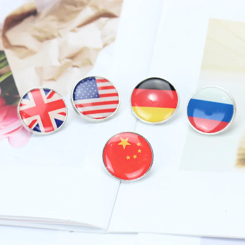 Модные ювелирные изделия брошь в виде флага Творческий немецкий геометрический