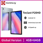 Teclast P20HD планшет, экран 10,1 дюймов, Восьмиядерный, 4 Гб 64 ГБ