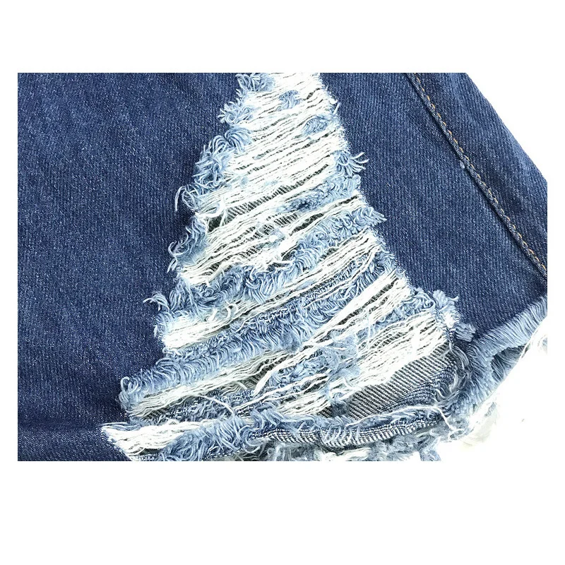 

hot new jeans women shorts sexy Retro streetwear high waist jeans summer beach shorts nightclub ripped jeans for wome plus size