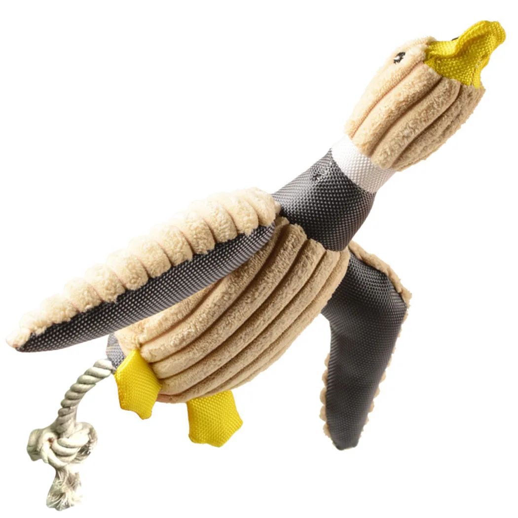 

1 шт. жевательная игрушка для домашних животных креативная утка в форме пеньковой веревки игрушка-прорезыватель для собак плюшевая игрушка ...