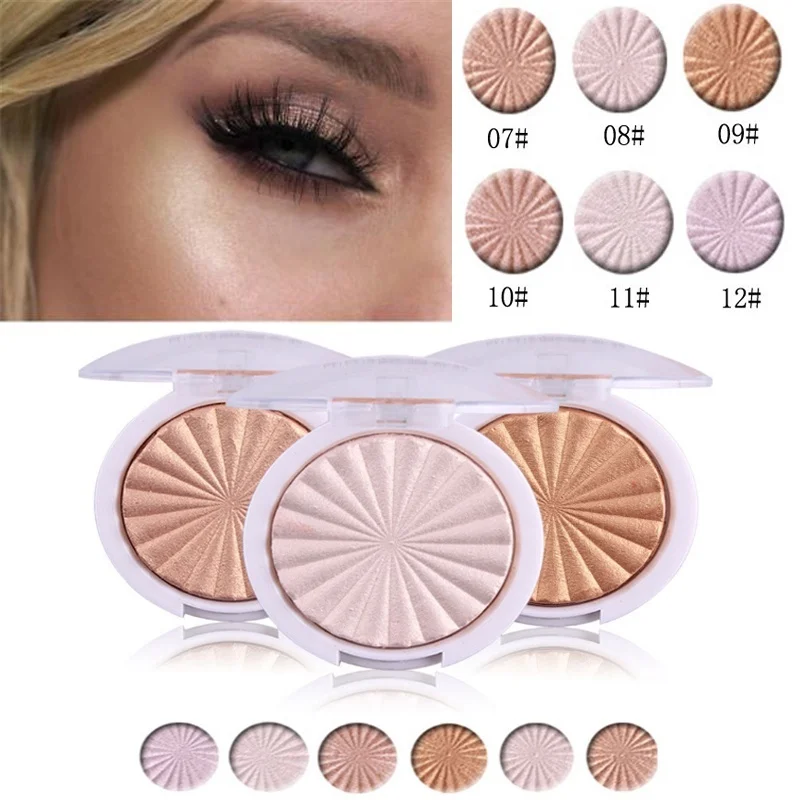 MISS ROSE 1 шт 3D Мерцающая хайлайтер палитра пудры для лица основа макияжа