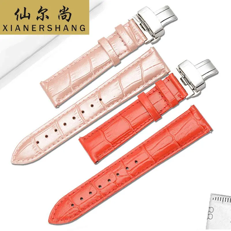 Ремешок из натуральной воловьей кожи для женских наручных часов браслет с