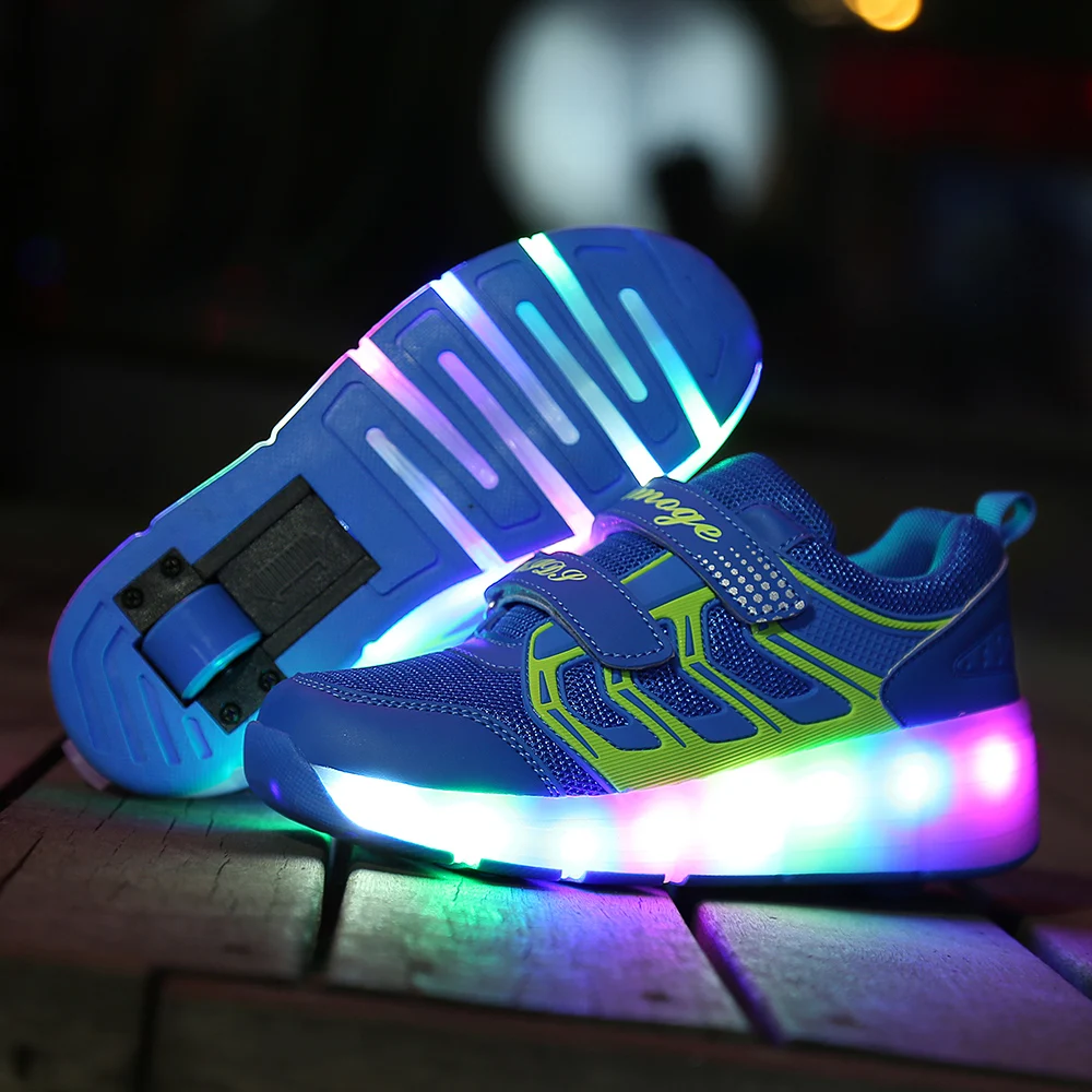 Jazzy Heelies, светодиодный светильник для мальчиков и девочек, детская обувь для роликовых коньков, Детские кроссовки с колесами, 21 цвет