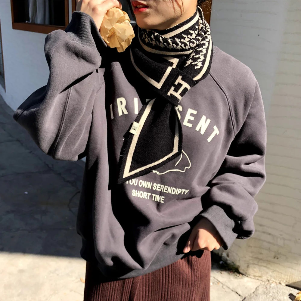 

Knitted scarves 2020 design striped scarves for women winter scarves warm long thin scarves for women scarves and shawls