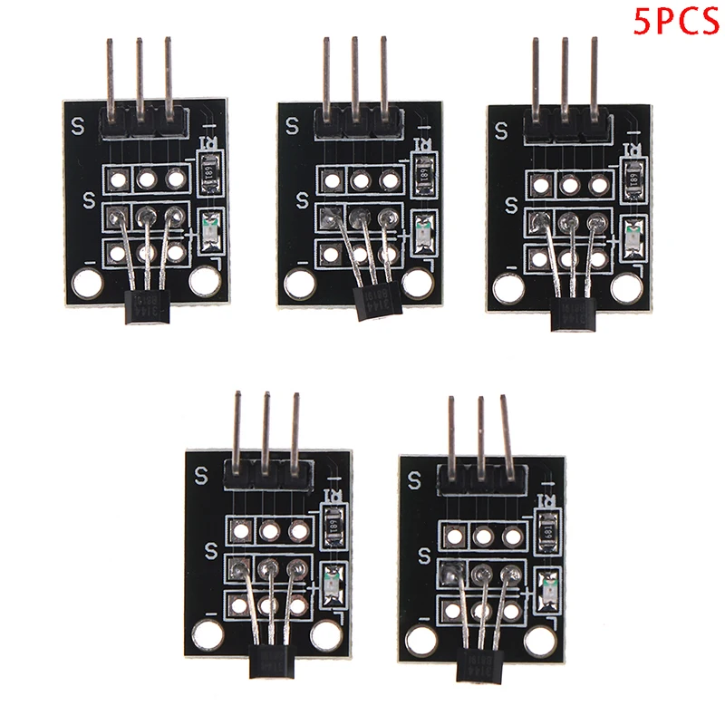 

5pcs KY-003 A3144 Standard Hall Magnetic Sensor Module Works For Arduino Boards