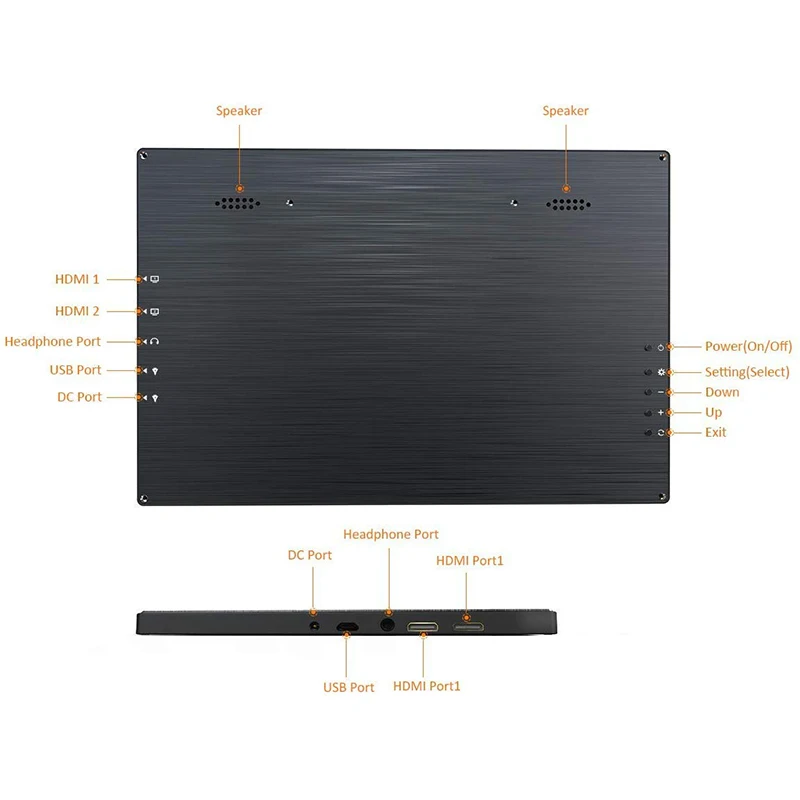 OPQ-13.3 дюймовый портативный ЖК-монитор HD 1080P экран HDMI для ноутбука NS Switch PS4 игрового