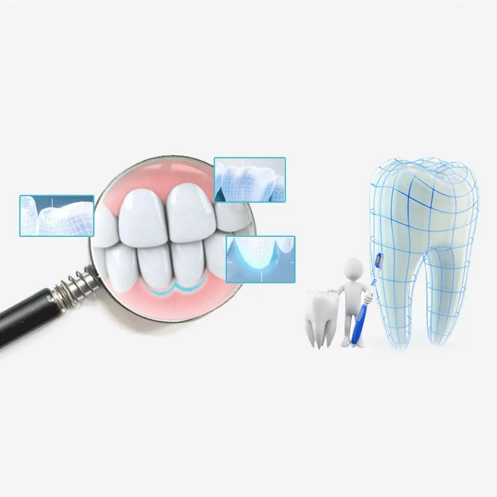 Cepillo de dientes el&eacute;ctrico para ni&ntilde;os, dispositivo de higiene bucal, resistente al agua, con bater&iacute;a, tama&ntilde;o compacto, 3 unids/set-4