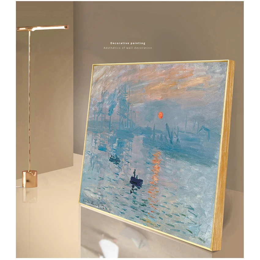 Картины для гостиной спальни столовой кафе известный Клод Моне Картина на холсте