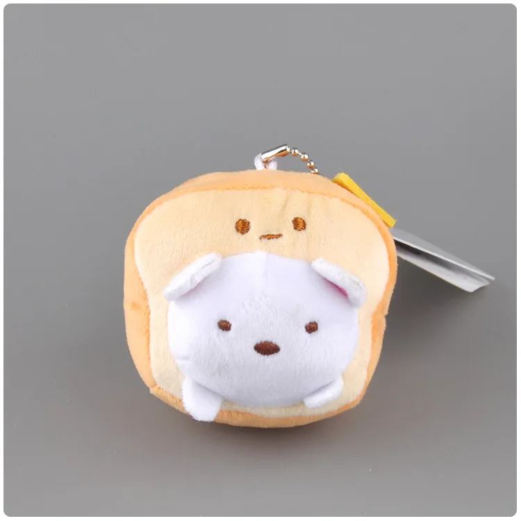 Креативный медведь плюшевая игрушка японский мультяшный хлеб тостов маленький