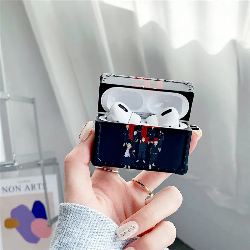 Чехол для наушников Airpods 1 2 с японским аниме Токийский репозитор чехол