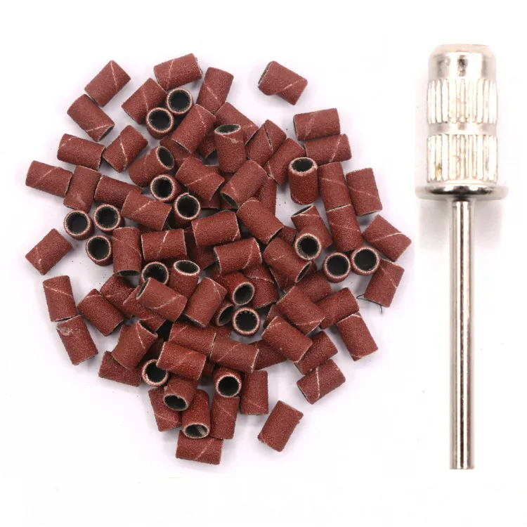 180 Mesh Emery Rod 100 шт шлифовальных лент+ наждачный стержень для педикюра, шлифовальная лента для педикюра, ножные электрические резаки для педикюра - Цвет: 180 Mesh Emery Rod