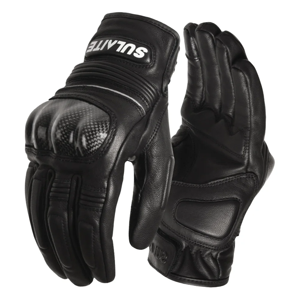 

1 Pair Full Finger Motor Gloves Reflective Strip Motorcycle Gloves Motorcycle Protective Gears Motocross Equipment