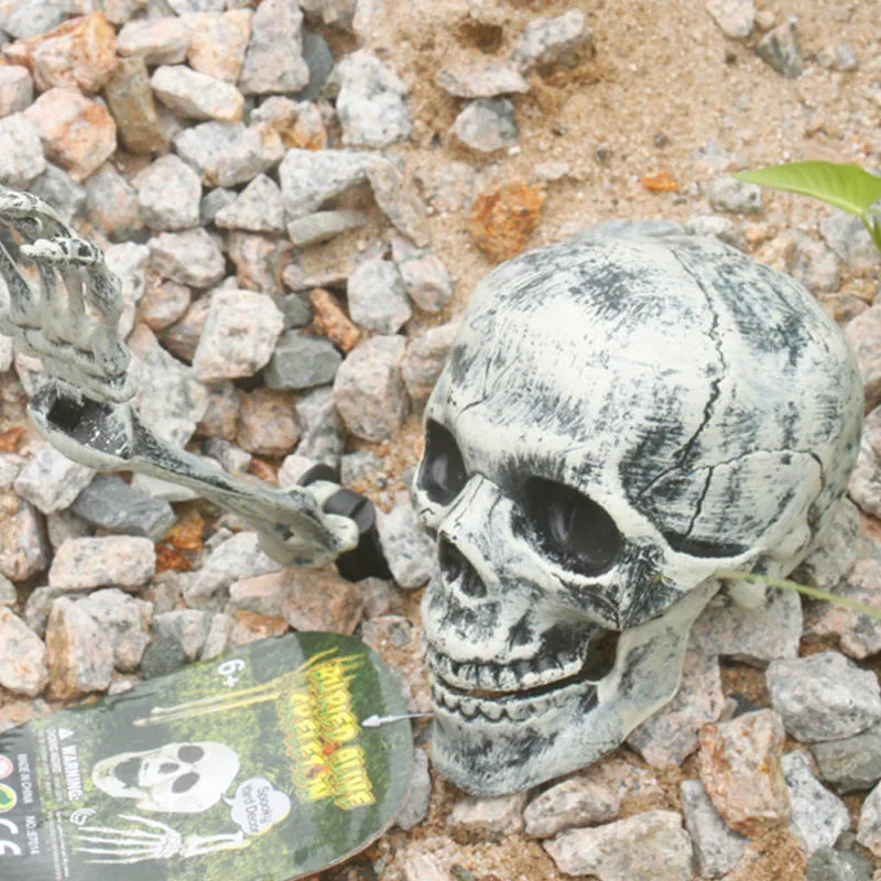 Горячие 3 шт Набор Хэллоуин скелет черепа Рука ужас похоронен для дома сада двора