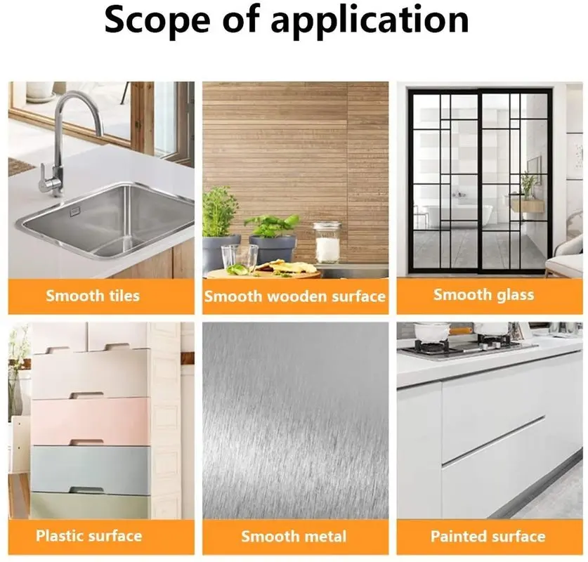 

40x200cm Oil-proof Waterproof Kitchen Stickers Aluminum Foil Self-Adhesive Cabinet Foil Marble Wallpaper DIY Wall Sticker Decor