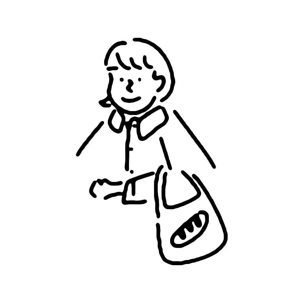 

Girl Heart Wall Sticker Room Background Wall Decoration Cute Little Girl Carrying Bag Sticker