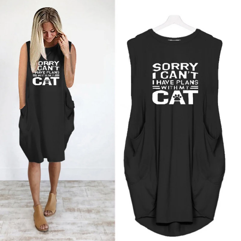 Платье женское средней длины с карманами винтажное свободное повседневное