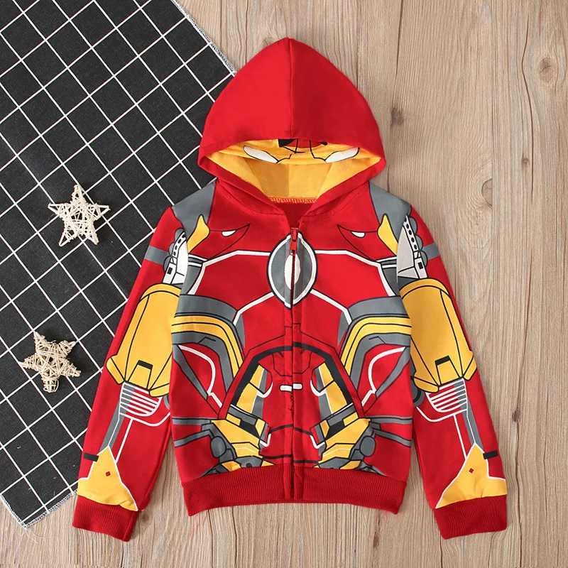 Вечерние костюмы на Хэллоуин Железный человек для мальчиков косплей супергерой