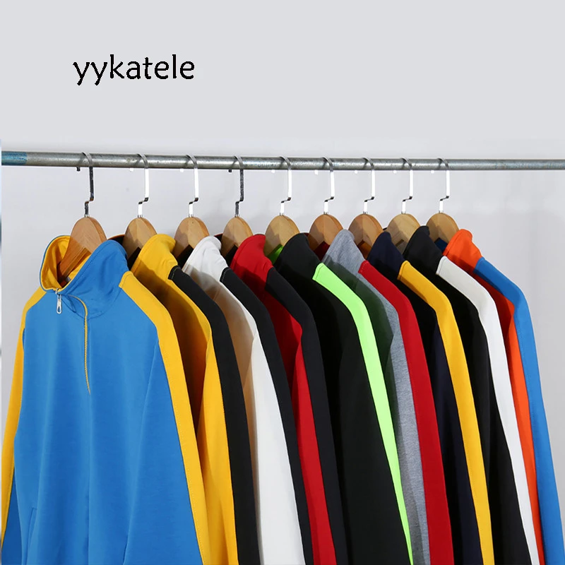

Spring and autumn new color matching thin sweater zipper casual coat Long Sleeve party dress print