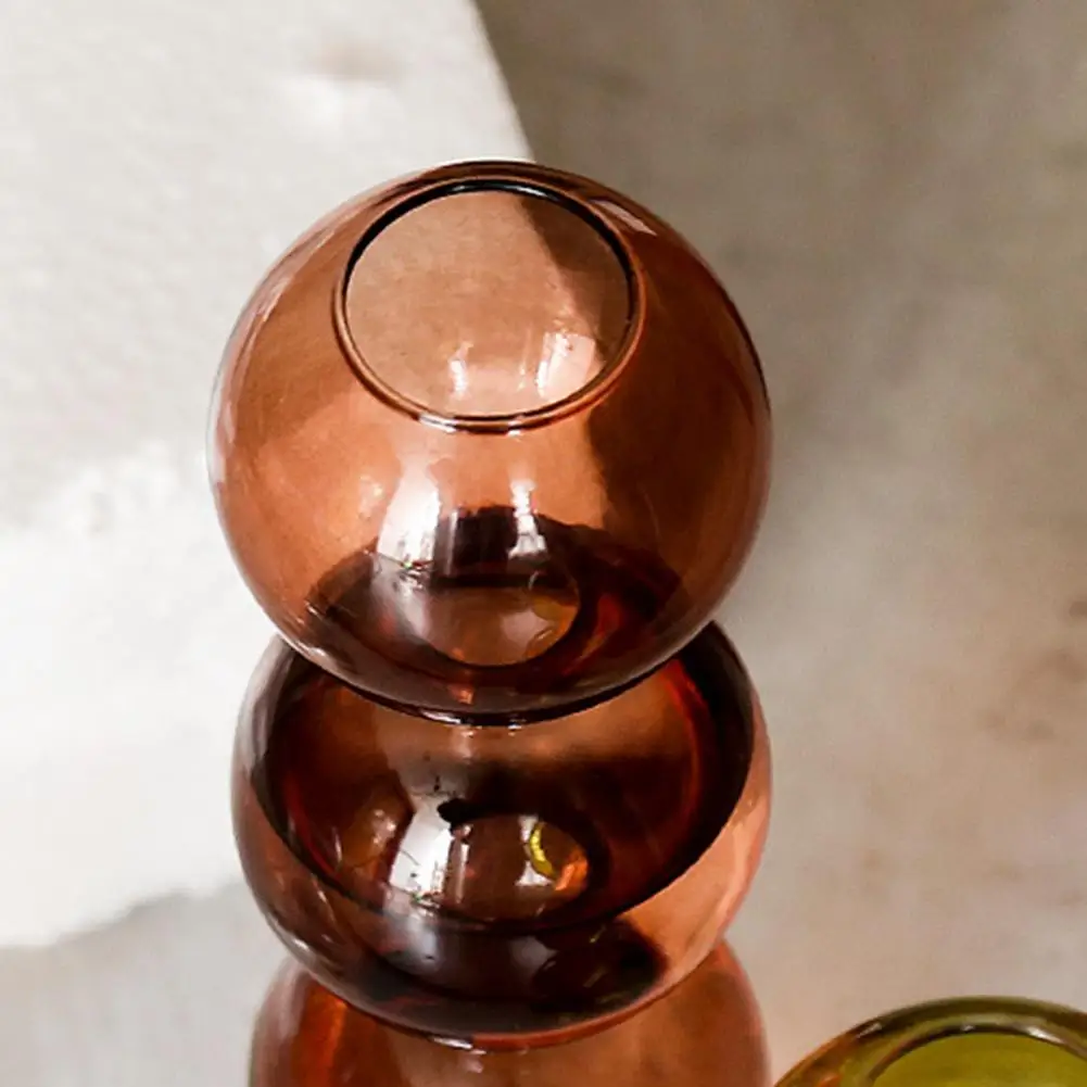 

HOT SALES!!! Flower Vase Nordic Easy to Match Gourd Shape Gourd Flower Vase for Company