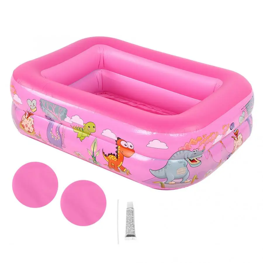

Summer Kids Inflatable Pool High Quality Children's Home Use Paddling Pool Large Size Square Swimming Pool Bathing Tub