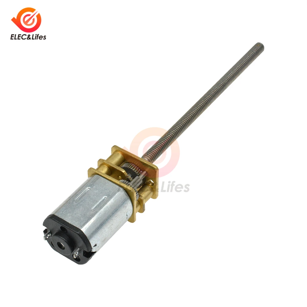 DC 3V 6V 12V металлический мотор шестерни M3* 55 винт 100RPM N20 Электрический микро мотор-редуктор скорости для автомобиля Робот лодки