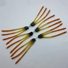 Рогатка эластичная латексная 2 шт., мощная катапульта, сменная Резиновая лента для охоты, стрельбы, занятий спортом на открытом воздухе, рыбалки, новинка 2021