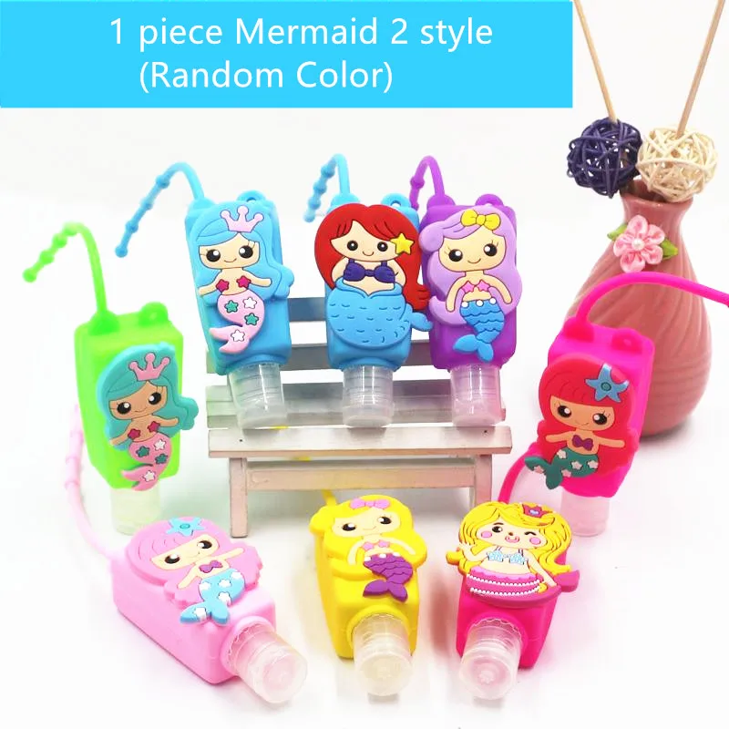 1pc M Bottle Set 2 Вечерние бутылочки с фламинго, единорогом, дезинфицирующее средство для рук, набор с русалочкой, вечерние украшения для вечеринки в честь Дня рождения, Детские вечерние подарки в джунглях - Цвет: 1pc M Bottle Set 2