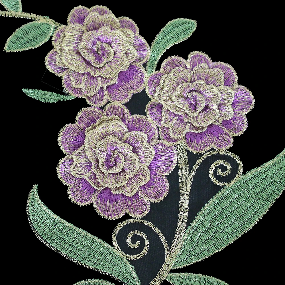 Дешевая Роза флакон парфюма патч для вышивки DIY аксессуары ручной работы утюга в