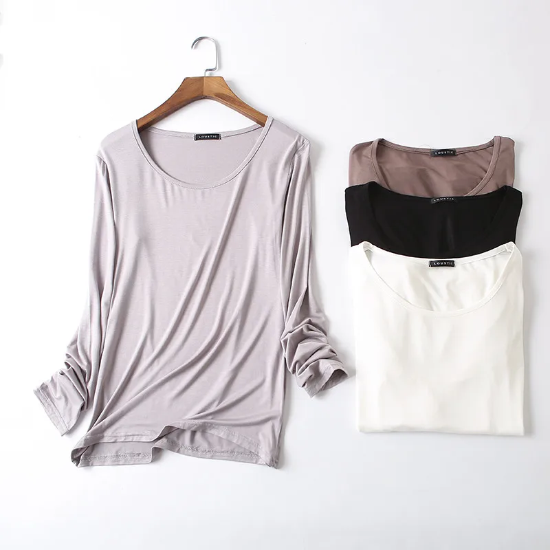 

Summer Full Sleeve T-shirt Women Solid Color Sexy Club Top Elastic Modal Sleeveless Fashion Turtleneck Japan Style Tshirts