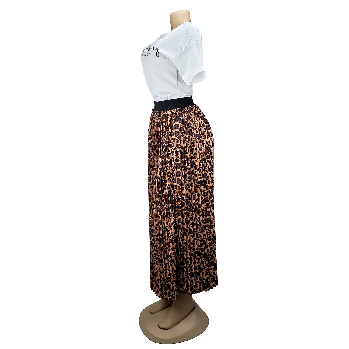

Sweet Girl Streetwear French Style Women Two Piece Outfits Short Sleeve Summer Classic T-Shirt Top Midi Skirts Vintage Casual