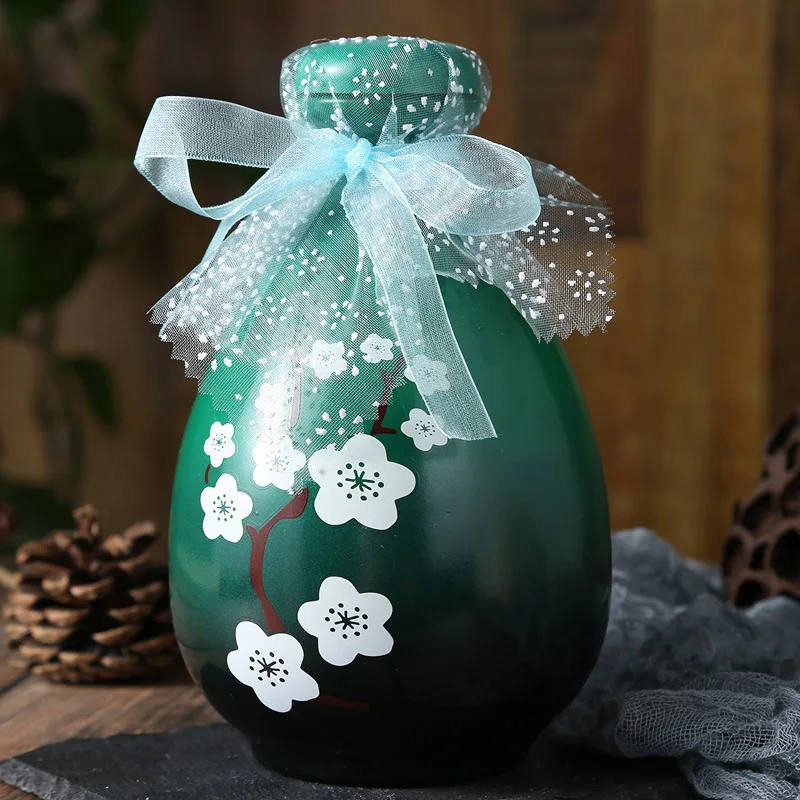 500 мл старинная стеклянная бутылка для вина горшок ликера ретро домашняя