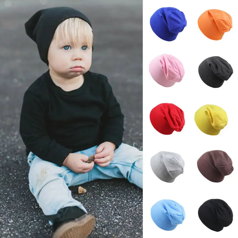 2020 Baby Stuff Accessories Toddler Newborn Kids Boy Girl Infants Cotton Soft Warm Santa Hat Beanie Cap Solid Hats | Детская одежда и