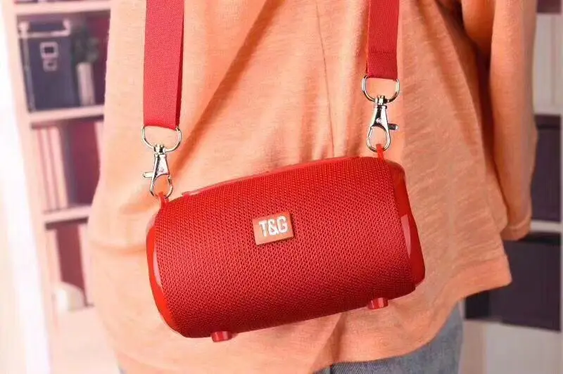 Bluetooth-динамик TWS 1 + 1, портативный, перезаряжаемый, мини-беспроводной динамик, саундбар, сабвуфер, громкий динамик TFMP3, встроенный микрофон