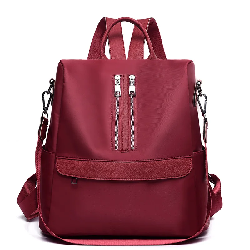 

New Fashion Women Anti-theft Backpack Waterproof Female Shoulder Bag Large Capacity Simple Style Casual Mochila Travel Backpack