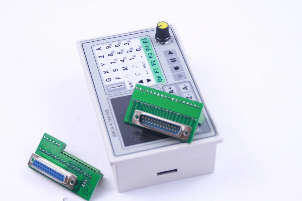 CNC SMC4 гравировальный станок шаговый сервопривод 4 оси офлайн-контроллер с