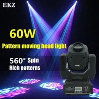 12 pcs led 60w spot gobo moving head light dmx professional stage control for dj disco theater