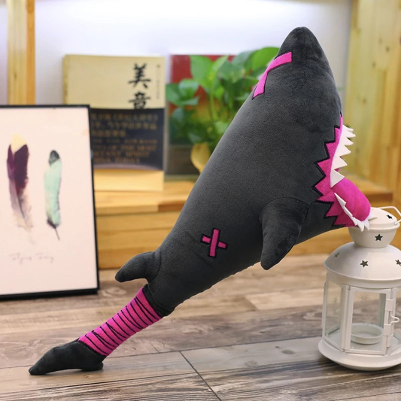 Игра личных данных в Косплэй Опора ад Эмбер Лео Бека кукла-акула игрушка подушка