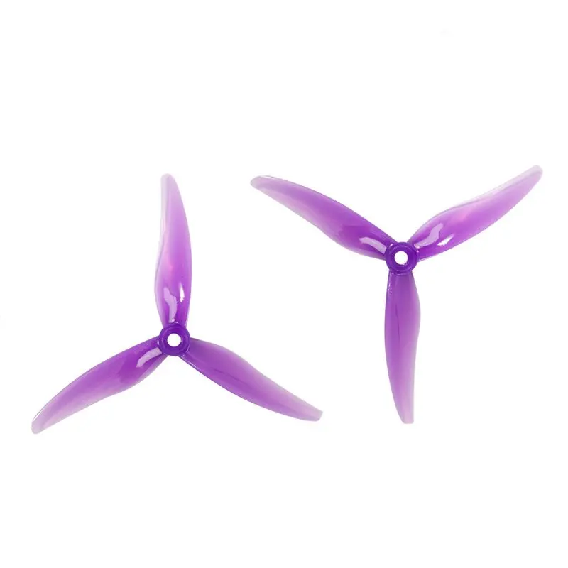 GEMFAN-h&eacute;lice de estilo libre para Drones, h&eacute;lice de 3 aspas para RC FPV, carreras, 5 pulgadas, 4S, 6S, Nazgu5, LAL5, Hurricane 10/20, 51477 pulgadas, 6/5,1 pares-3