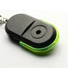 Беспроводной Брелок для ключей со свистком светильник ный пластиковый брелок-Антивор в форме эллипса, с защитой от кражи, для женщин