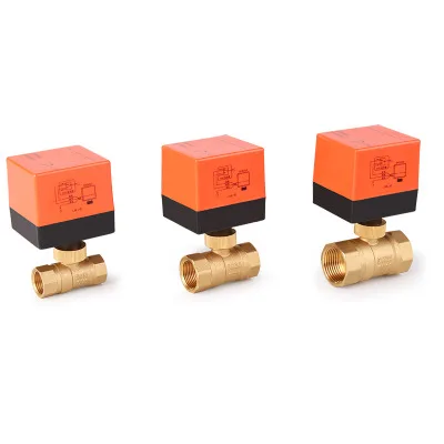 

Electric Ball Valve AC220V DN15-25 3-wire 2-way Control Brass Thread Electric Ball Valve stable Motorized Ball Valve
