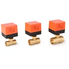 Электрический шаровой клапан, DN15-25 в перем. Тока, 3 провода, двухстороннее управление, латунная резьба, стабильный моторизованный шаровой клапан