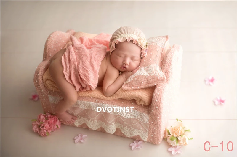 Реквизит для фотосъемки новорожденных Dvotinst детская мини-кровать принцессы