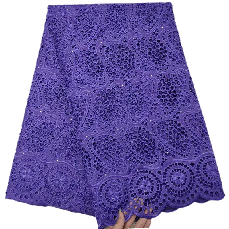 

2020 Новое поступление качественная швейцарская вуаль кружевная ткань с выдолбленной вышивкой сухое кружево TYS7 африканская 100% хлопковая кру...