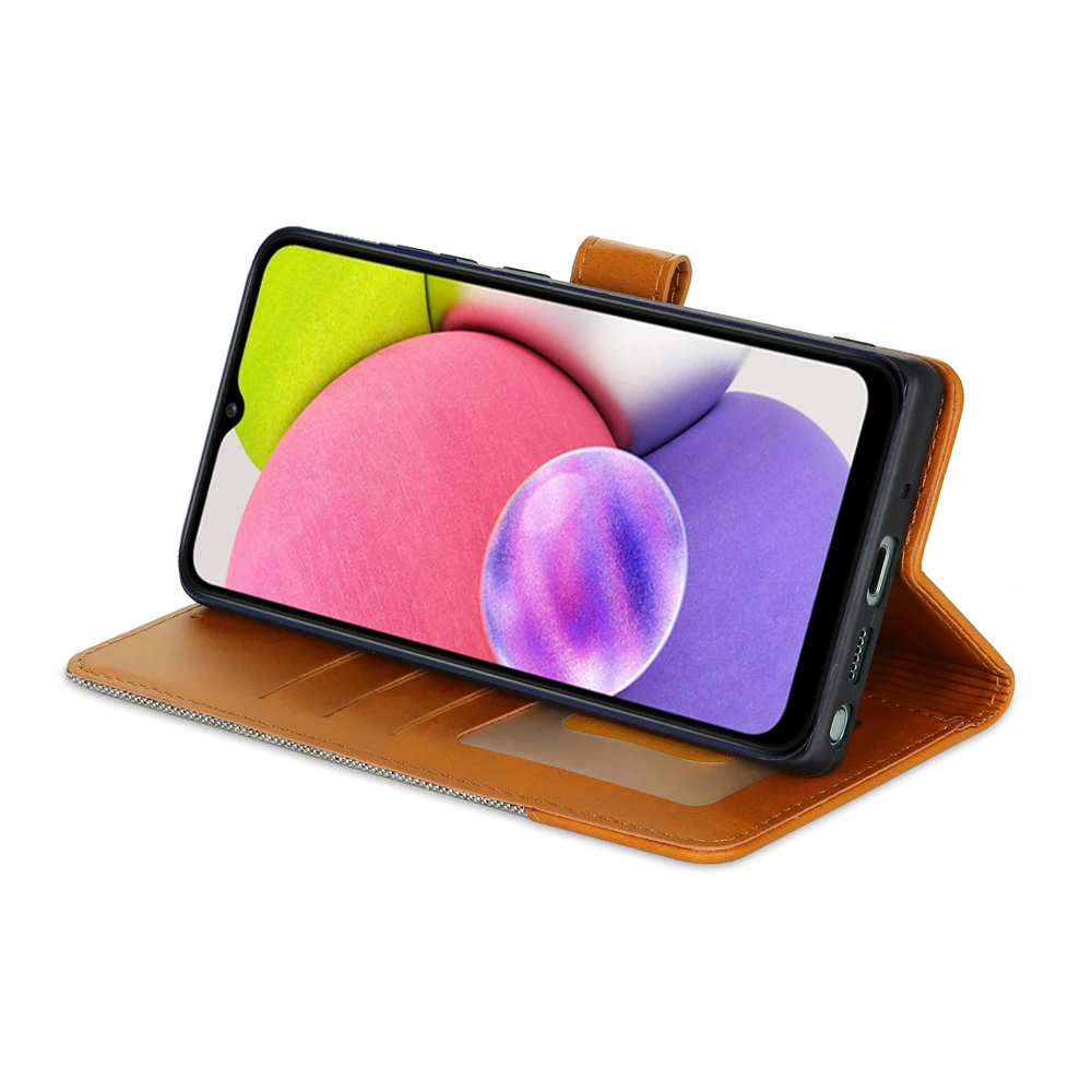 A03S Flip Phone Case For Samsung Galaxy A03s Cover Leather Wallet Stand Shell Etui Book On For Samsung A03s SM-A037M Case Coque