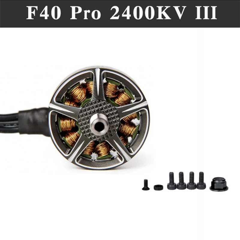 1PCS F40 III 2400KV T-двигатель F40 PRO III 1600kv/2400/2600kv 3-4S бесщеточный двигатель F60 PRO III 1750KV/2500KV/2700KV 5-6S CW резьбовой бесщеточный двигатель - Цвет: 1PCS F40 III 2400KV