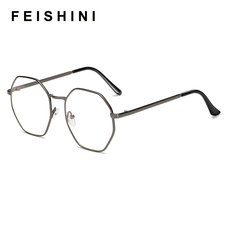Feishini компьютерные полигональные очки оправа для мужчин лучи излучения Gamin защита